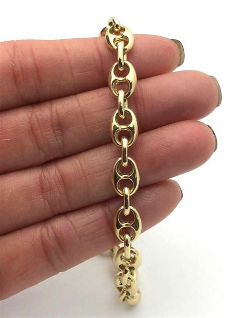 gucci gold bracelet ebay|is Gucci jewelry real gold.